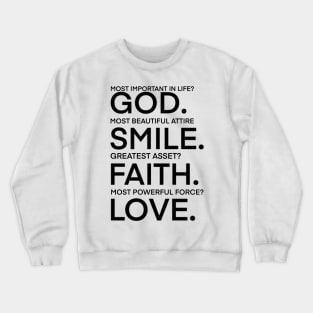 Positive mind Crewneck Sweatshirt